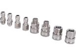 8PCS Raccordi Rapidi Per Idropulitrice Da 3/8 Di Pollice Con Filettatura Maschio E Femmina Per La Pulizia Dell'automobile