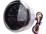 85 Mm 3000 Rpm Tachimetro 3 In 1 Manometro Multifunzione Da 0 A 10 Bar Pressione Dell'olio 40 120° Temperatura Dell'acqua Con Contaore Per Camper Yacht Camion Quadrante Nero Ghiera Argento CX8281