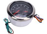 Tachimetro 3 In 1 Da 85 Mm, Corrente Continua, Da 9 A 32 V, 7000 Giri/Min, Da 0 A 10 Bar, Pressione Dell'olio, 40-120 °C, Temperatura Dell'acqua, Retroilluminazione A 7 Colori Per Camion, Trattori, Auto, Quadrante Nero, Ghiera Argentata CX8287