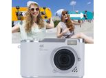 Fotocamera Digitale 1080P 48MP Display Hd Da 2,4 Pollici Zoom Elettronico 8X Video Bianco