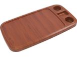 Piano Di Appoggio Per Camper Con 2 Portabicchieri, 86,9 X 46 Cm, Venatura Del Legno, Piano Di Appoggio Rettangolare Per Barca, Yacht, Campeggio, Veicolo, Camper