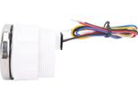 Motore Da 52 Mm, 4000 Giri/Min, Contagiri Con Contaore Di Funzionamento, Retroilluminazione A 7 Colori Per Camion, Trattori, Auto, Camper, Barche, Dc Da 9 A 32 V, Quadrante Bianco, Coperchio Argento CX6226