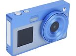 Fotocamera Digitale 1080P, 48 Mp, Autofocus, Compatta, Point-And-Shoot, Zoom 16X, Anti-Shake, Portatile, Piccola, Con Schermo Principale Ips Da 2,8 Pollici Per I Viaggi, Blu