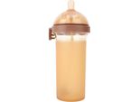 Biberon Con Coperchio Flip-Top, In Silicone, Apertura Ampia, Foro Per Il Beccuccio A Y, Alimentazione Per Bambini Di Età Superiore Ai 2 Mesi, 240 Ml