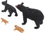 Figura Del Ciclo Di Vita Dell'orso, Animale Cognitivo, Educativo, Decorativo In Pvc Per L'insegnamento