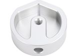 Adattatore Treppiede Per Antenna Satellitare Con Testa A Sfera, Collegamento Sicuro, Supporto In Lega Di Alluminio Per Camper, Rimorchio, Camper, Yacht, Argento