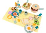 Set Da Gioco Con Utensili In Legno, Educativo, Scena Simulata, Gioco Di Ruolo Realistico, Giocattolo Da Cucina In Legno Per Bambini