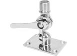 Staffe Per Antenna Vhf Marina, Acciaio Inox 316 Lucido, Staffa Di Base Regolabile A Cricchetto Per Imbarcazioni, 2,5 Cm