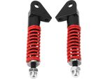 Coppia Di Ammortizzatori Idraulici Anteriori Da 128 Mm Ad Alte Prestazioni Per Scooter Elettrici, Moto, Atv, Pit Bike Da Cross, Rosso