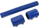 Set Di Tubi Flessibili Per Radiatore Da 12 Pollici Con Tappo, In Acciaio Inox, Flessibile, Raffreddamento Efficiente Per Tubi Da 1 3/4 Di Pollice, 1/2 Di Pollice, 1/4 Di Pollice, Blu