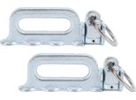 2 Pezzi Cinghia Di Fissaggio A Doppio Bullone Con O-Ring Acciaio Al Carbonio Per Pianale Di Camion, Fissaggio Del Carico, Pick-Up, Camper, Atv