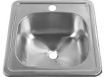 Lavabo Per Camper 380 X 150 Mm, Acciaio Inox 304, Quadrato, Per Cucina, Bagno, Bar, Lavabo Con Scarico Da 40 Mm Per Caravan, Furgone, Camper, Barca