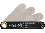 Inf Calibro Raggio Manico Chitarra Acciaio Inox Per Chitarre Elettriche, Acustiche, Bassi E Classiche