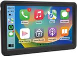 Autoradio Portatile Controllo Vocale Navigazione Aux Fm 7 Pollici Ips Touchscreen Radio Per Carplay Wireless Android Auto