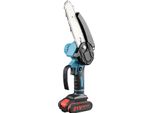 Mini Motosega 4 Pollici 6 Pollici Motosega Portatile Con Blocco Di Sicurezza 2 Catene 21V Ricaricabile A Batteria Cordless Motosega Elettrica Per Rami Legno Taglio Alberi