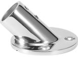 45 Gradi Tubo Rotondo Base Corrimano Raccordo Balaustra 316 Acciaio Inox Marine Hardwares25Mm/1In