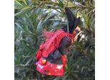Colore Casuale, Statuetta Di Halloween Appesa Della Strega Dell'orrore, Decorazione Della Festa, Ornamento Del Ciondolo Per La Decorazione Del Giardino E Delle Vacanze