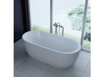 Vasca Da Bagno Autoportante In Acrilico 170X79 Bianco Vasca Da Bagno Autoportante Ovale Reno