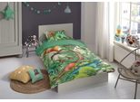 Buongiorno Renforcé Biancheria Da Letto 2 Pezzi Copripiumino 140 X 220 Cm Federa 60 X 70 Cm Preistoria 6585.44.01 Verde