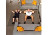 Gymex Performance Fitness Mat Xxl, Extra Large, Arrotolabile, Per Yoga, Sport E Fitness 240X160Cm Nero