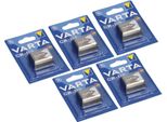 5X CR-P2 CRP2 Batteria Fotografica Al Litio 6V Varta Profi