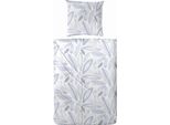Biancheria Da Letto Castoro Foglie Bianco Blu