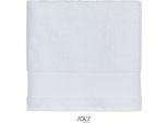 Sols 03095 | Asciugamani Con Penisola 50, 50 X 100 Cm - Colore: Bianco - Dimensioni: 50 X 100 Cm