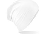 Beechfield B368 | Hemsedal Cotone Slouch Beanie / Lunghezza: 28Cm - Colore: Bianco - Taglia: Unica