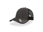 Atlantis Raml | Rapper Melange Cap, Design A 5 Pannelli - Colore: Grigio Scuro - Taglia: Unica