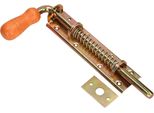 Kotarbau® Chiavistello Per Cancello 250 Mm Chiavistello Universale Per Porta Destra E Sinistra Chiavistello Di Bloccaggio Chiavistello Di Scorrimento Chiavistello Di Bloccaggio Serratura Per Cancello Giallo Zincato
