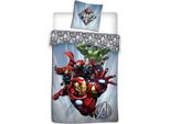 Avengers Marvel Biancheria Da Letto Double-Face 140X200
