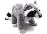 Onwomania Peluche Animale Di Peluche Procione Grigio Mammifero 26 Cm