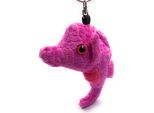 Onwomania Peluche / Coccolone / Portachiavi In Tessuto Animale Cavalluccio Marino Rosa Ippocampo 16 Cm