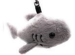 Onwomania Peluche / Coccolone / Portachiavi In Tessuto Animale Squalo Grigio Pesce 11 Cm