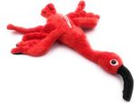 Onwomania Peluche In Tessuto Animale Ibis Scarlatto Rosso Uccello 29 Cm