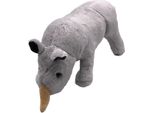 Onwomania Peluche Peluche Rinoceronte Grigio 23 Cm