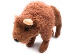 Onwomania Peluche Animale Di Peluche Bisonte Bufalo Marrone Bestiame Selvatico 21 Cm