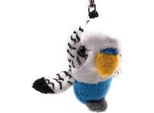 Onwomania Peluche / Coccolone / Portachiavi In Tessuto Animale Pappagallo Blu 15 Cm