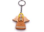 Onwomania Portachiavi In Legno Fatto A Mano Angelo Celeste Messaggero Sorridente
