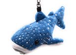 Onwomania Peluche / Coccolone / Portachiavi In Tessuto Animale Balena Squalo Squalo Blu Punteggiato 12 Cm