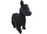Onwomania Peluche In Tessuto Animale Alpaca Nero In Piedi Pako 20 Cm