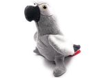 Onwomania Peluche In Tessuto Animale Grigio Pappagallo Seduto Uccello 19 Cm