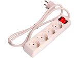 Blocco Edm - 4 Prese Con Interruttore - 16A - 3M - 41044