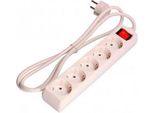Blocco Edm - 5 Prese Con Interruttore - 16A - 1,5 M - 41011