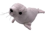 Onwomania Peluche Animale Di Peluche Foca Leone Marino Bianco L 17 Cm Bianco