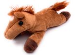 Onwomania Peluche Cavalcabile Animale Lunghezza 19 Cm Marrone
