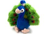 Onwomania Peluche Giocattolo Di Pollo Uccello Fagiano Pavone Altezza 17 Cm Multicolore