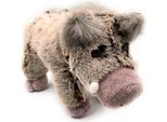 Onwomania Peluche Animale Di Peluche Maiale Cinghiale Lunghezza 24 Cm Marrone