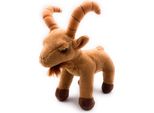 Onwomania Peluche Animale Di Peluche Capra Stambecco Alpino Altezza 18 Cm Marrone