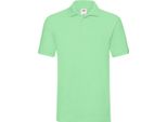 Polo Fruit Of The Loom Premium Herren, Kurzarm BC1381 (2XL) (Neonmint)